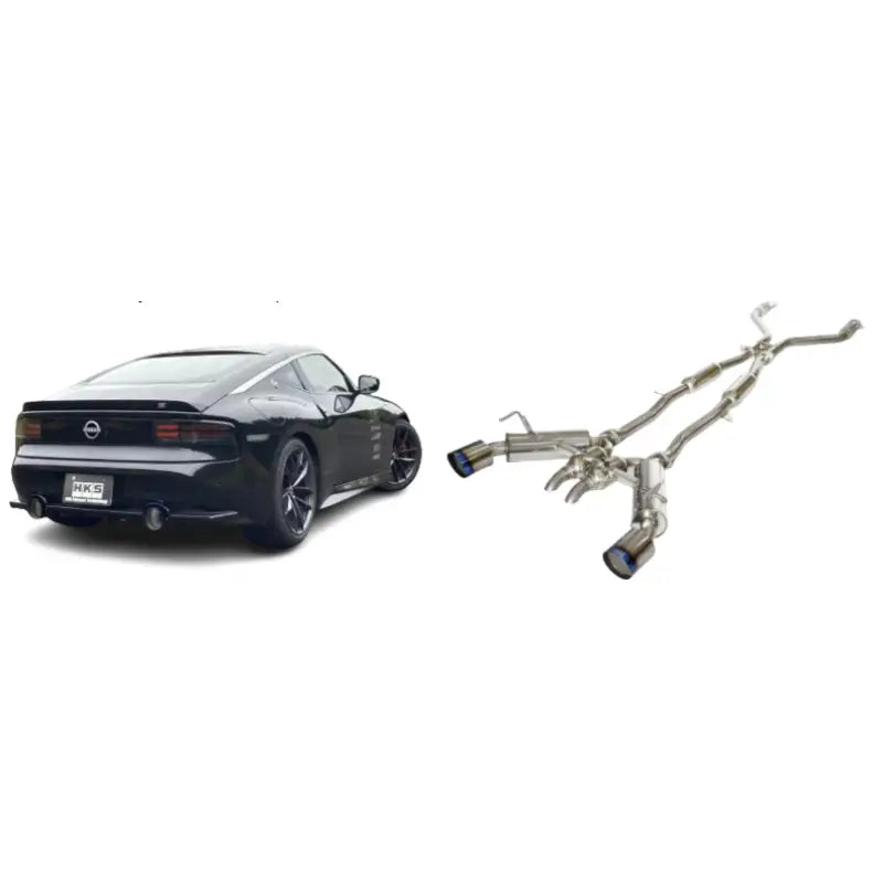 HKS 31014-KN002 31014-KN002 HKS 2023 Nissan Z RZ34 VR30DDTT Dual Hi-Power Titanium Tip Catback Exhaust