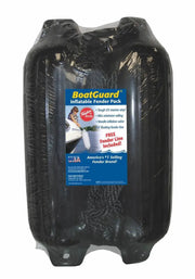 31015B2P Taylor Made 5’ X 18’ Bg 2 Pk. Black W/Black Rop - Boat Fender
