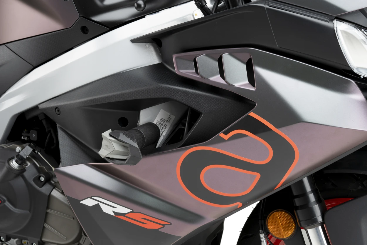 Puig Frame Slider Guards/Braces 22236N - Black Sliders R19 Apr