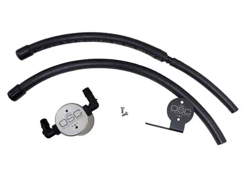 J&L 3105D-C J&L 07-20 Toyota Tundra 5.7L Driver Side Oil Separator 3.0 - Clear Anodized