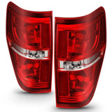 311299 Anzo Euro Taillight Red/Clear (W/O Bulb)