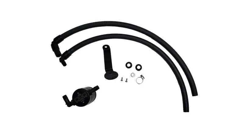 J&L 3115D-B J&L 2022+ Toyota Tundra 3.5L Turbo Oil Separator 3.0 Driver Side - Black Anodized