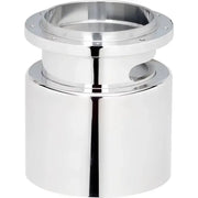 Chrome billet spec str wheel adapter with flanged pipe fitting