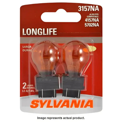 Amber automotive light bulbs for vehicle’s lighting, Sylvania 3157NALL BP2 bulbs best choice
