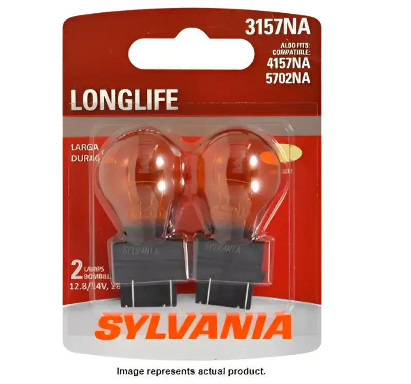 Amber automotive light bulbs for vehicle’s lighting, Sylvania 3157NALL BP2 bulbs best choice