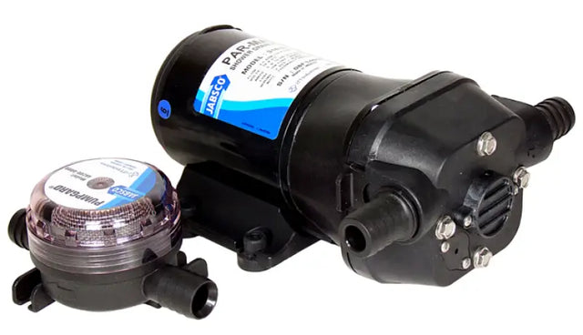 31610-0092 Jabsco Pump Parmax3 - 3.5 Gpm 12V for marine, RV, automotive, powersports, off-road vehicles. Optimize your water system with high-performance and reliable plumbing. Perfect for showers, faucets, and appliances. Plumbing, RV Fresh Water Supplies, AVADA - Best Sellers, Must Haves