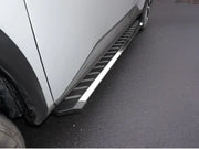 Silver Romik USA RZR runningboard for easy access on your usa rzr vehicle