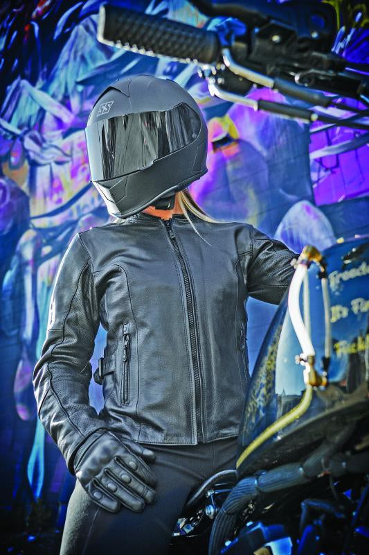 Speed and Strength 880401 Speed and Strength Throttle Body Leather Jacket Black Womens - XS - 880401