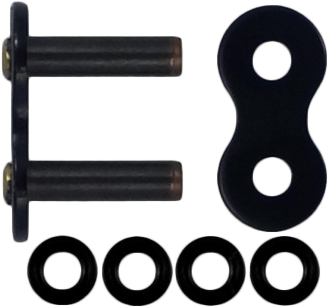 RK Excel 530 ZXW Drive Chain BL530ZXW-RL - Black Master Link BL530ZXW Rivet