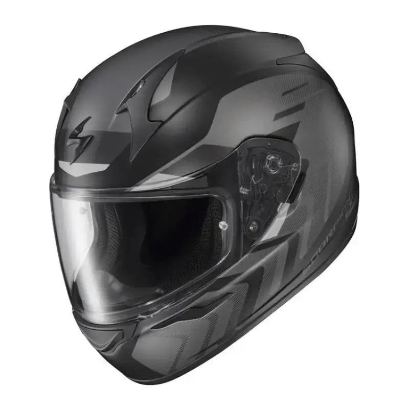 32-4013 Scorpion Exo Exo-R320 Full-Face Helmet Alchemy White/Blue/Red Sm - Helmets