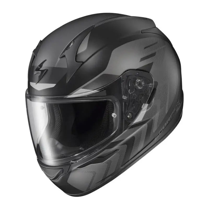 32-4053 Scorpion Exo Exo-R320 Full-Face Helmet Alchemy Black/Gold/Grey Sm - Helmets