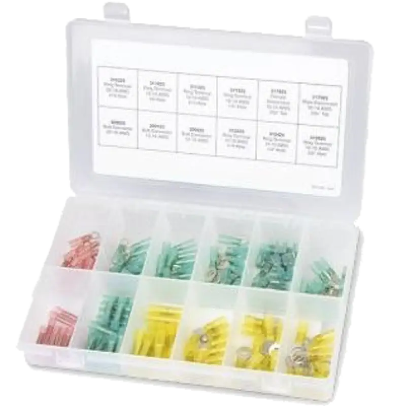 320101 Ancor Kit Heat Shrink Terminals & Connec - Wire Terminal End