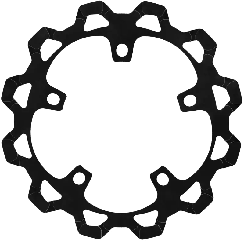 320mm Perimeter Rotor Black `24 Flh/Flt (Non Cvo) - LYNDALL BRAKES