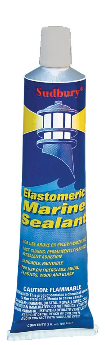322 Sudbury Elasto Seal Black 3Oz Tube Carded - Adhesive Sealant