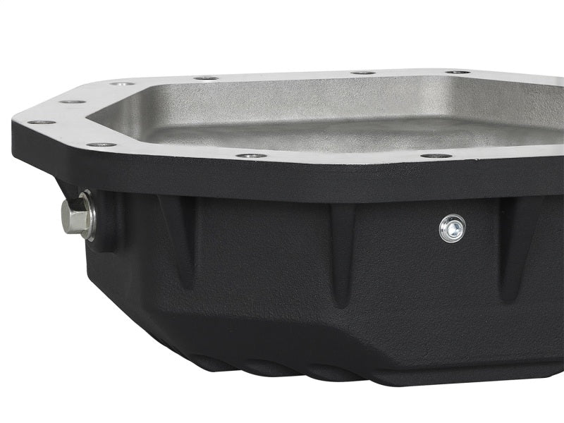aFe 46-70352 aFe Power Pro Ser Rear Diff Cover Black w/Mach Fins 2017 Ford Diesel Trucks V8-6.7L(td) Dana M275-14