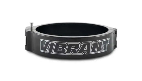 Vibrant 32538 Vibrant 4in O.D. Aluminized HD 2.0 Clamp - Anodized Black (Clamp Only)