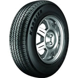 Black tire with silver rim on Americana Tire 32680 Spk Wh Str RV parts & accessories