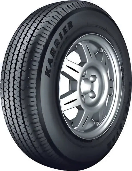 Automobile tire with silver rim on Americana Tire 32680 Spk Wh Str RV parts & accessories