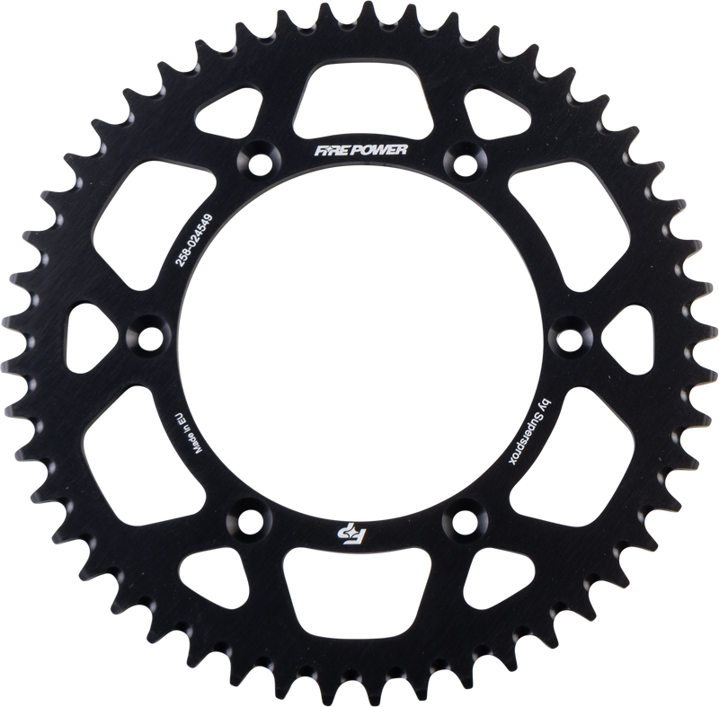 FPA-245-49-BLK Fire Power Rear Sprocket Aluminum 49T Blk