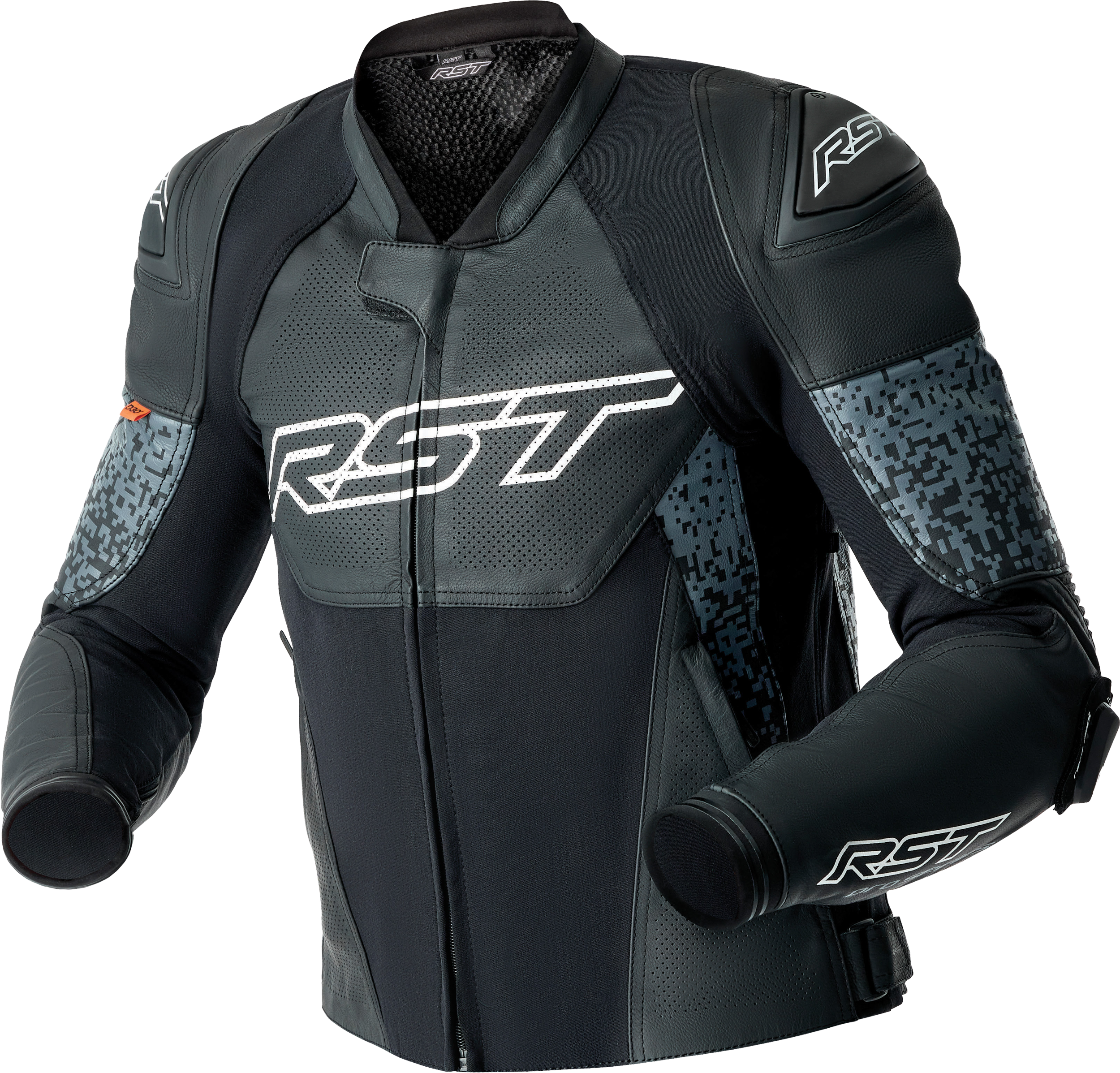 Ps Supersport K D3o Jacket Grey/Black Leather 3x