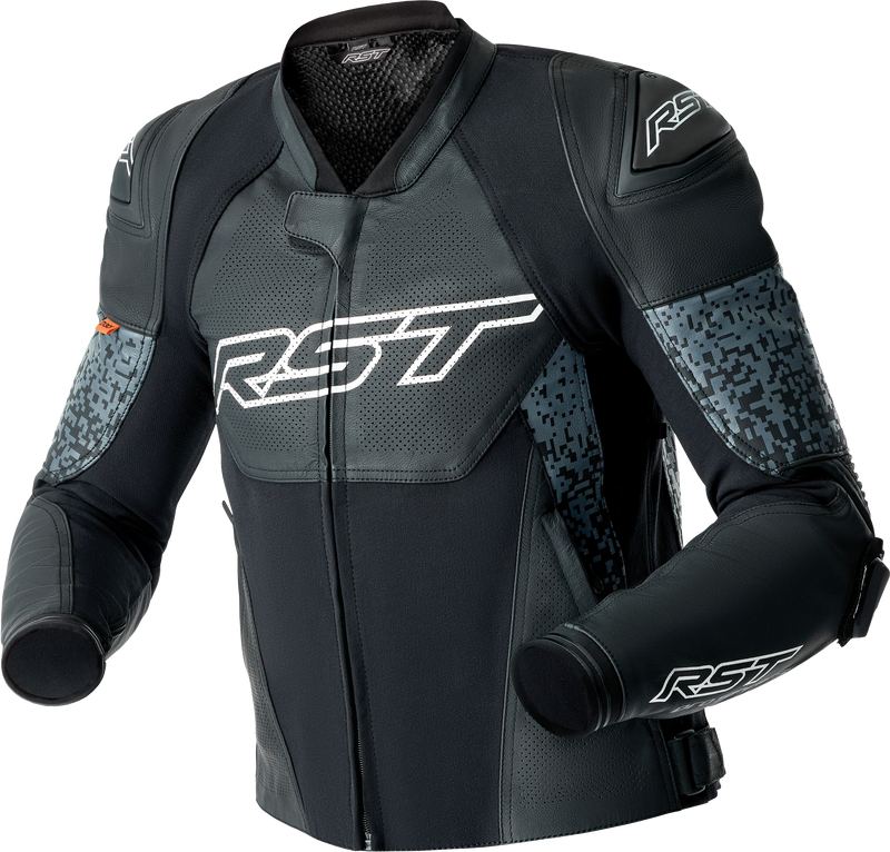Ps Supersport K D3o Jacket Grey/Black Leather Md