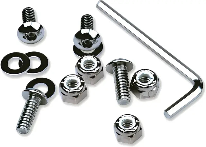 33-1000 Motion Pro Chrome License Plate Frame Hardware