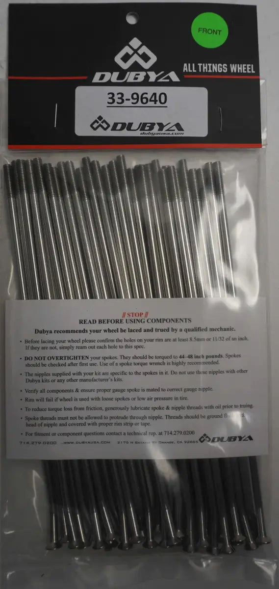 33-9640 Front Spoke Kit 17"