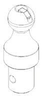 33055 Gooseneck Trailer Hitch Ball