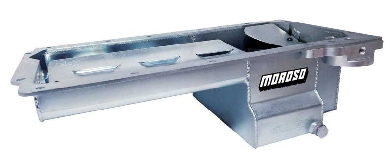Moroso 20152 Moroso Dart LS Next Swap (w/Aluminum Spacers) Wet Sump 7qt 6in Road Race Baffled Steel Oil Pan - 20152