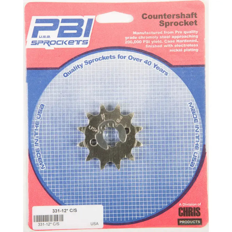 331-12 Front Cs Sprocket Steel 12t 428 Hon - Countershaft