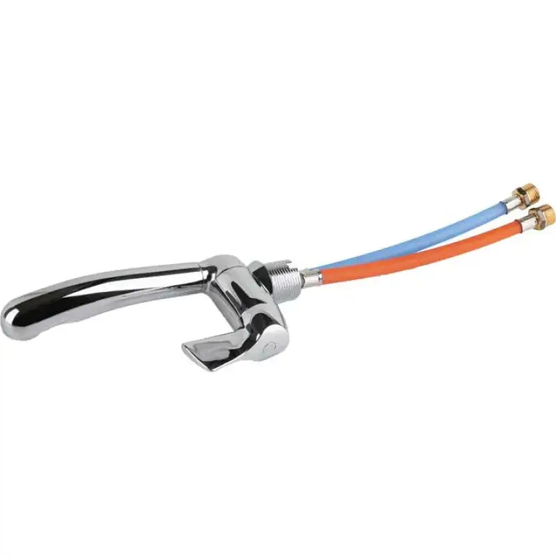 Dometic Faucet Chrome with Hoses 3313070.001 - Upgrade for RV or boat kitchen or bathroom, featuring a sleek chrome finish and easy installation.