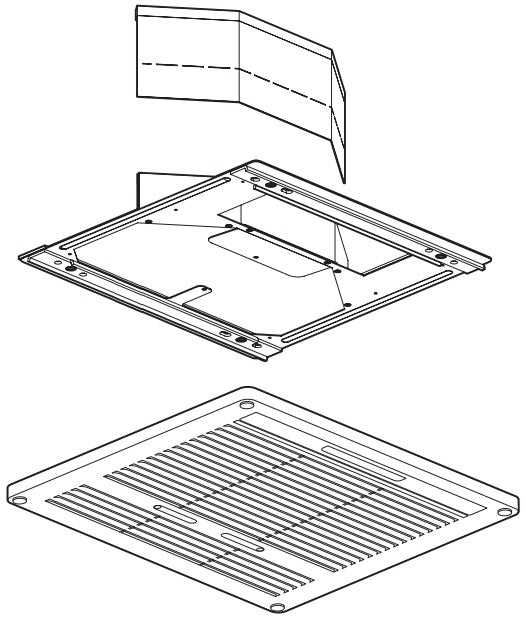3317404.000 Air Conditioner Ceiling Assembly Grille