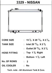 3329 Radiator by CSF Radiator