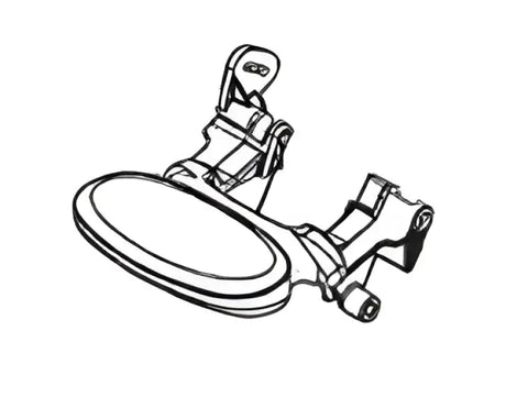 33372 Thetford Bravura Pedal Pkg- White