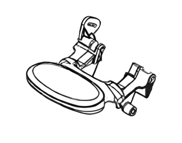 33372 Thetford Bravura Pedal Pkg- White