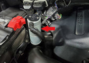 J&L EXT-C EXT-C J&L 11-19 Ford F-150 2.7L/3.5L/5.0L Passenger Side Oil Separator 3.0 Cannister Extension - Clear