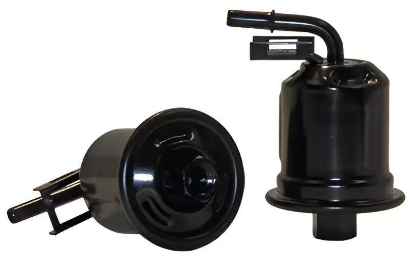 Two black Wix Filter Fuel filters for optimal engine performance