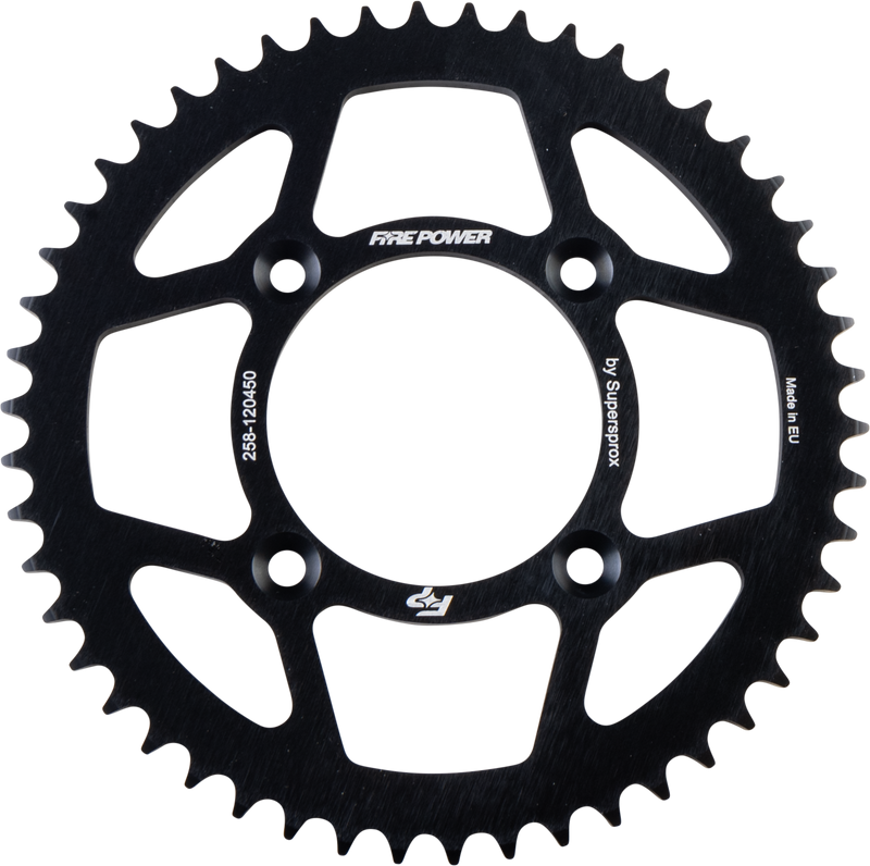 FPA-1204-50-BLK Fire Power Rear Sprocket Aluminum 50T Blk