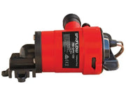 Red and black Johnson Pump Low Boy Bilge Pump 750Gph 12V for boats