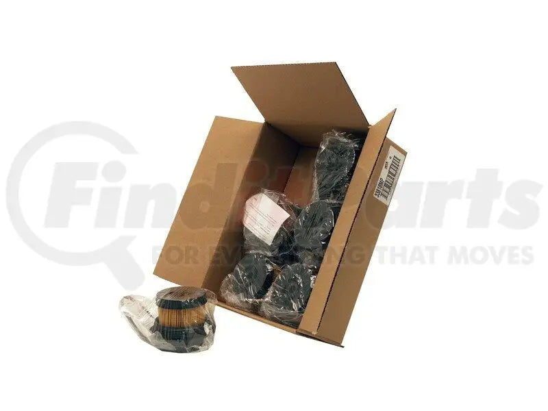 Box of 33818MP Wix Filtr Hd Fuel filters showing multiple individually packaged units for vehicle fuel system protection.