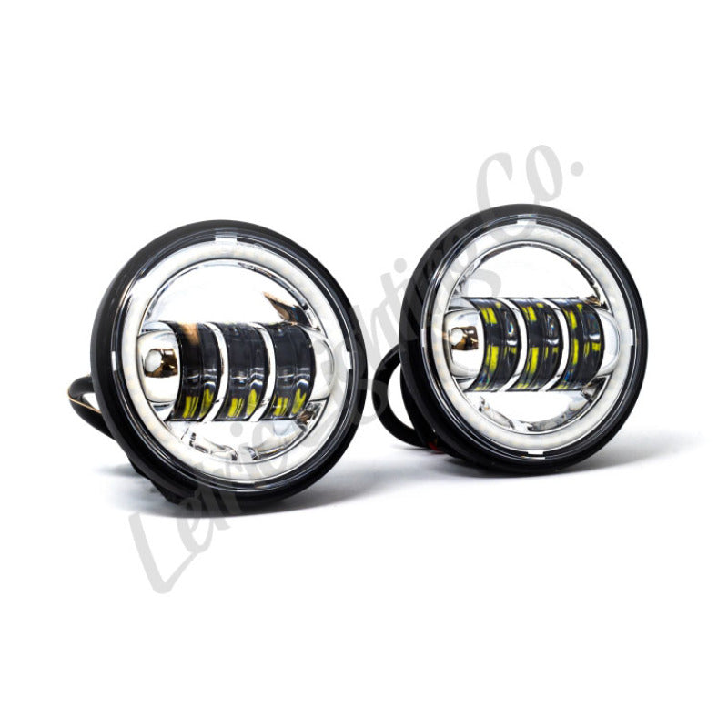 Letric Lighting LLC-ILPL-CH Letric Lighting 4.5in Chrome Full-Halo Indian