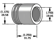 339297 Axle Spacer Zinc 41595 86 3/4"X1.25"