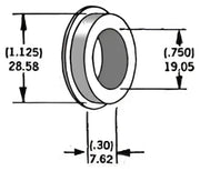 339300 Axle Spacer Zinc 43548 74 3/4"X0.3"
