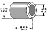 339302 Axle Spacer Zinc 43674 95 3/4"X1.425"