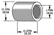 339303 Axle Spacer Zinc 43684 86 3/4"X1.27"