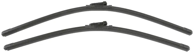 Two black windshield wipers from the Bosch Set Of Wiper Blades 3397007462