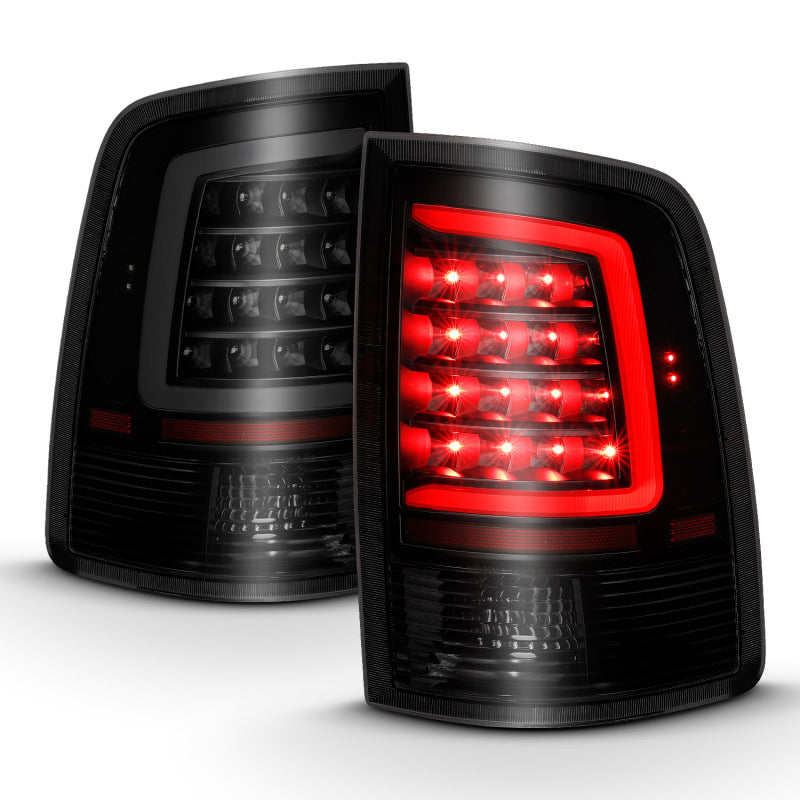 ANZO 311319 ANZO 2009-2018 Dodge Ram 1500 LED Taillight Plank Style Black w/Smoke Lens