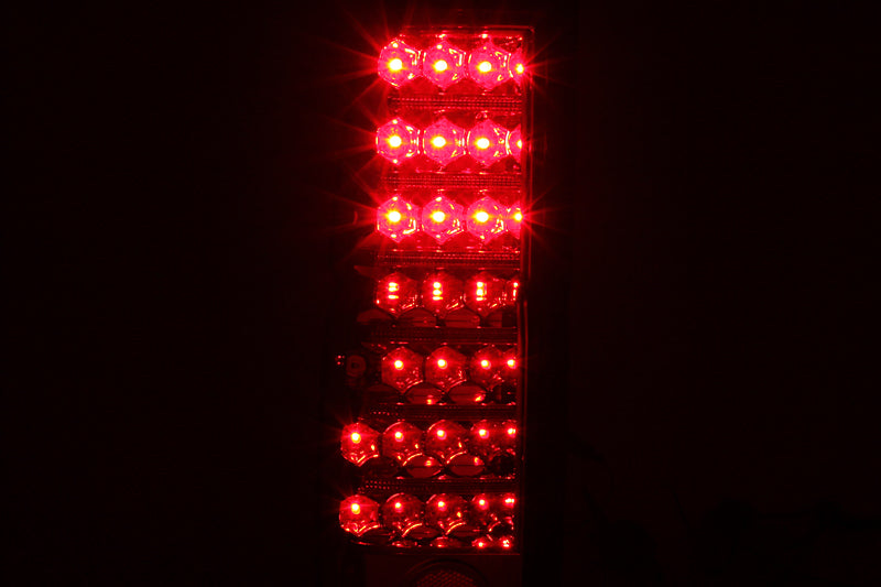 ANZO 311034 ANZO 1986-1997 Nissan Hardbody LED Taillights Red/Clear