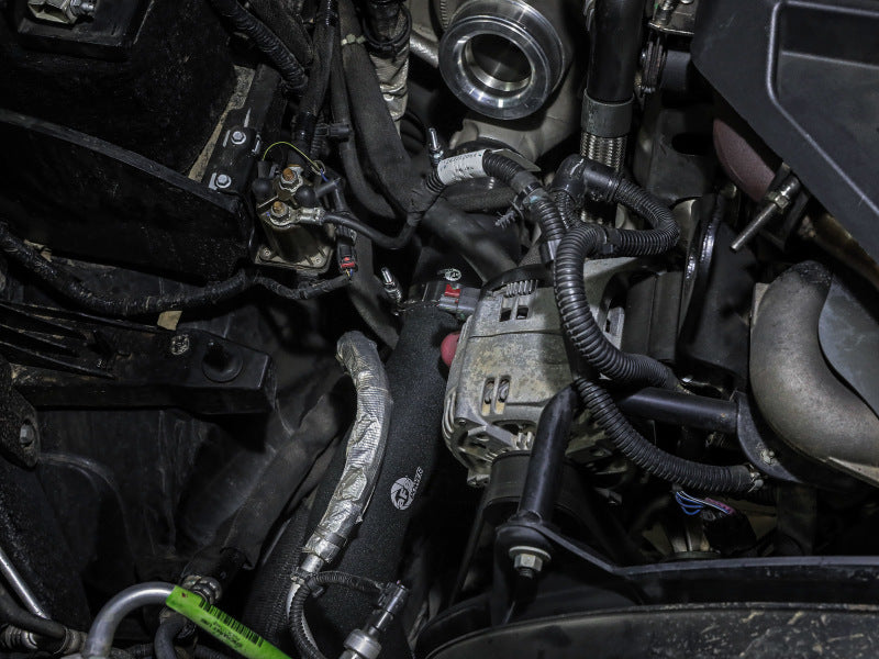 aFe 46-20614-B aFe BladeRunner Aluminum Hot and Cold Charge Pipe Kit Black RAM Diesel Trucks 19-23 L6-6.7L (td)