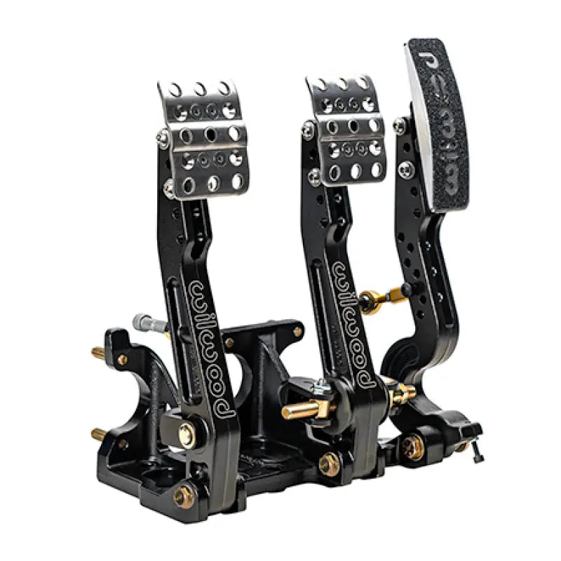 Wilwood 340-16603 340-16603 Wilwood Adjustable Balance Bar Brake, Clutch, Throttle w/ Linkage - Floor Mount - 4.75-5.75:1